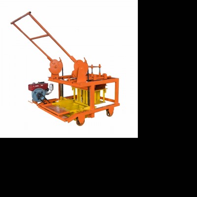 Qm4-45 Manual Interlock Brick Cement Concrete Egg Laying Paver Block Making Machine Manual Price List