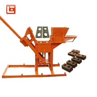 QMR2-40 clay red startop interlocking brick making machine manual interlock brick machine