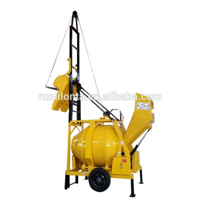 2 bagger Big Capacity JZC350 Electric Concrete Cement  lift Drum Mixer for Sale