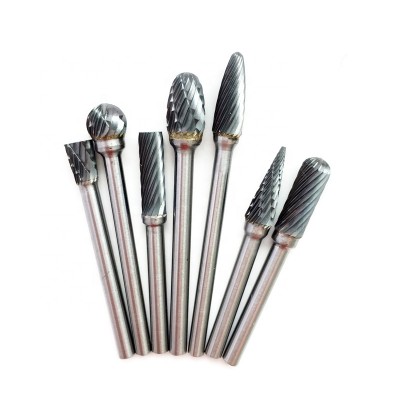 Good price 3mm 6mm conical burr grinder drill bits/tungsten carbide rotary files/rotary burrs